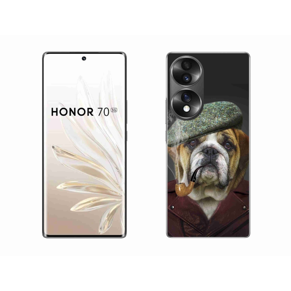 Zselés borítás mmCase a Honor 70 - kutya csővel