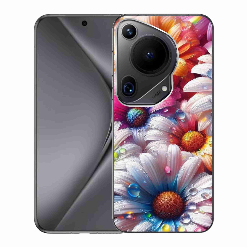 Gél borító mmCase a Huawei Pura 70 Ultra készülékhez - színes margaréták