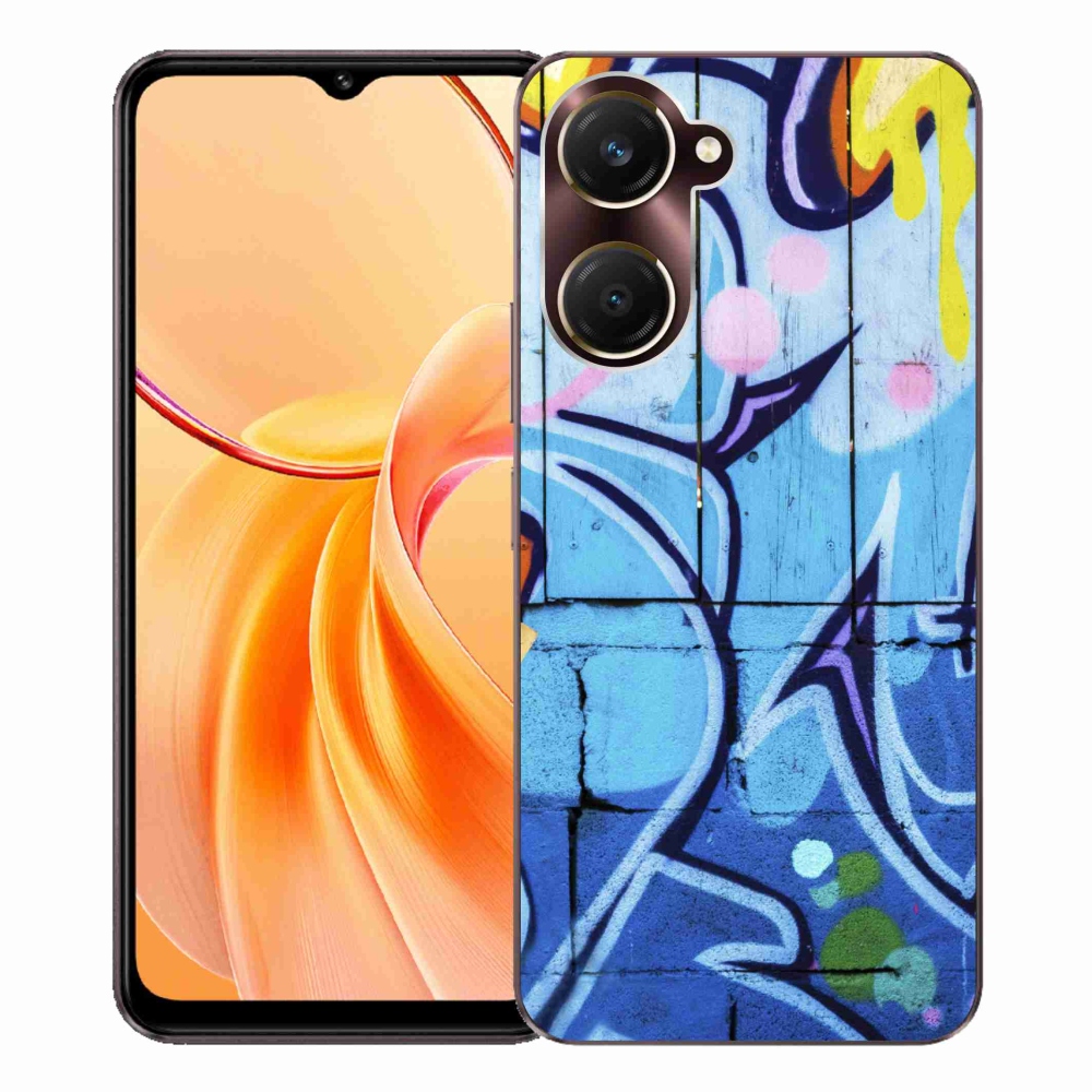 Gél borító mmCase a Vivo Y28s 5G-hez - graffiti