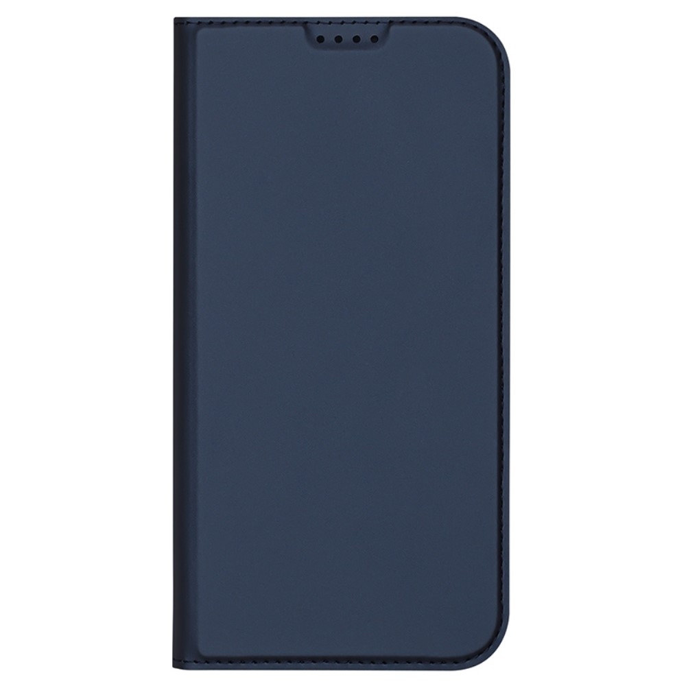 DUX könyvtáska iPhone 16 Plus készülékhez - sötétkék