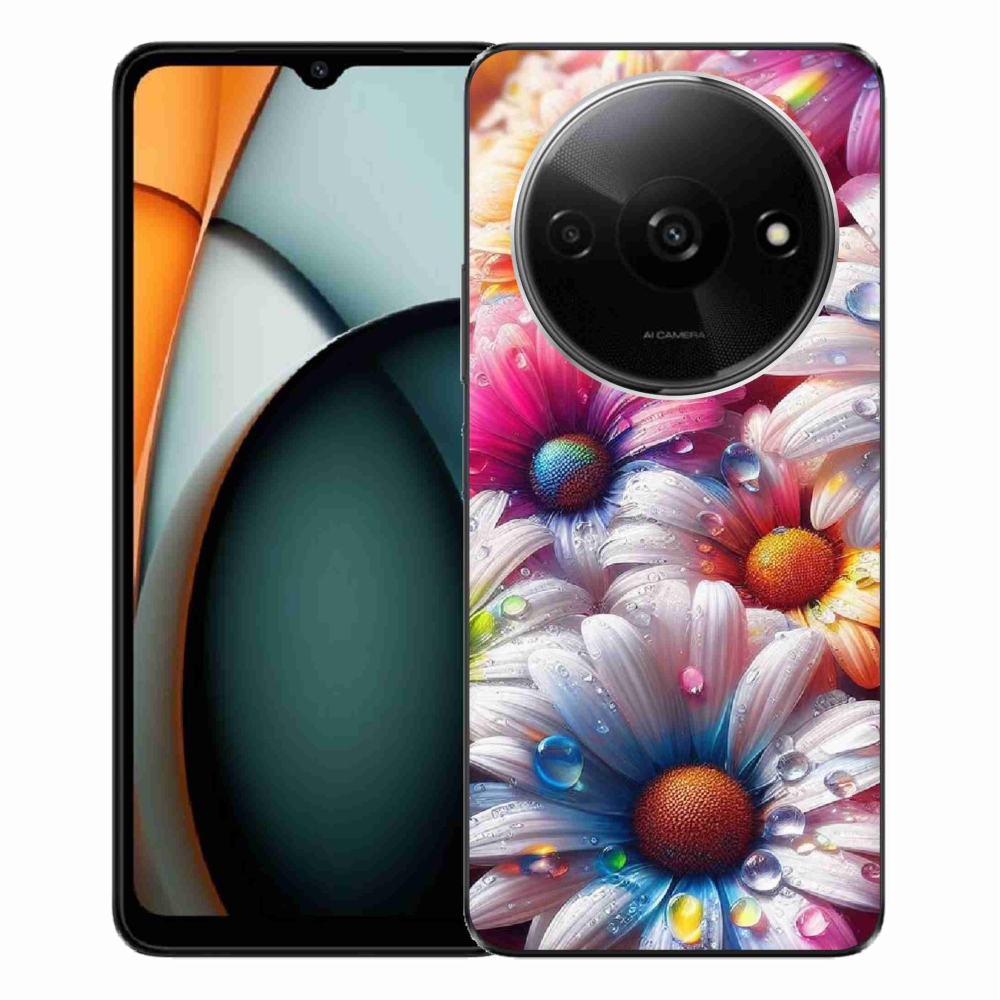 Gél borítás mmCase a Xiaomi Redmi A3-hoz - színes százszorszépek