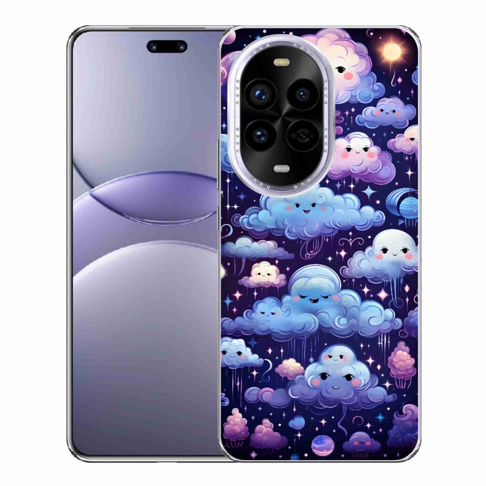 Gél borítás mmCase a Huawei Nova 13 Pro 5G számára - felhők