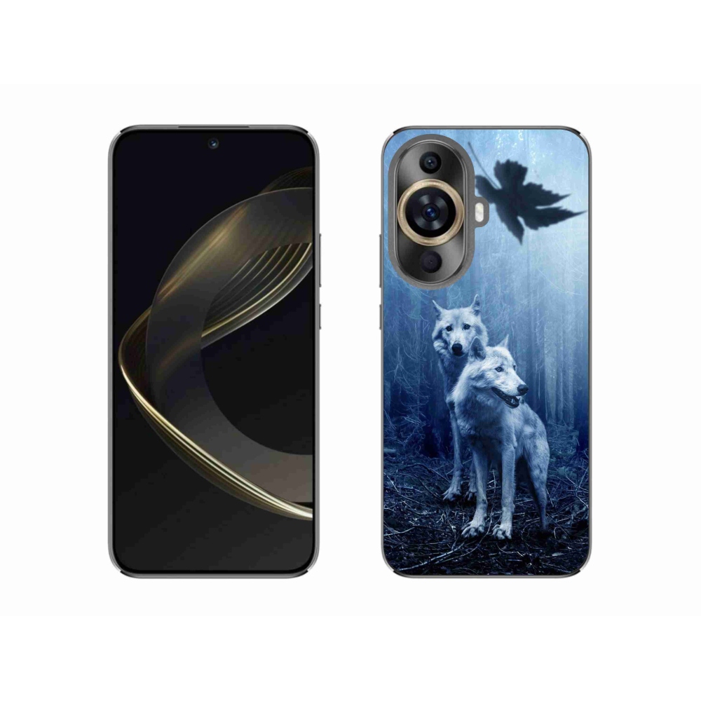 Gél borítás mmCase a Huawei Nova 11-hez - farkasok az erdőben
