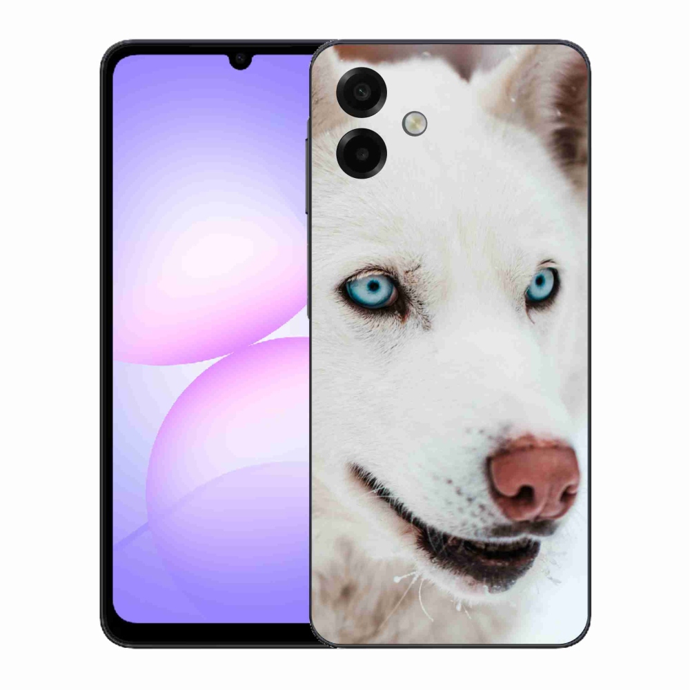 Gél borítás mmCase Samsung Galaxy A07 4G - kutyaszemmel nézet