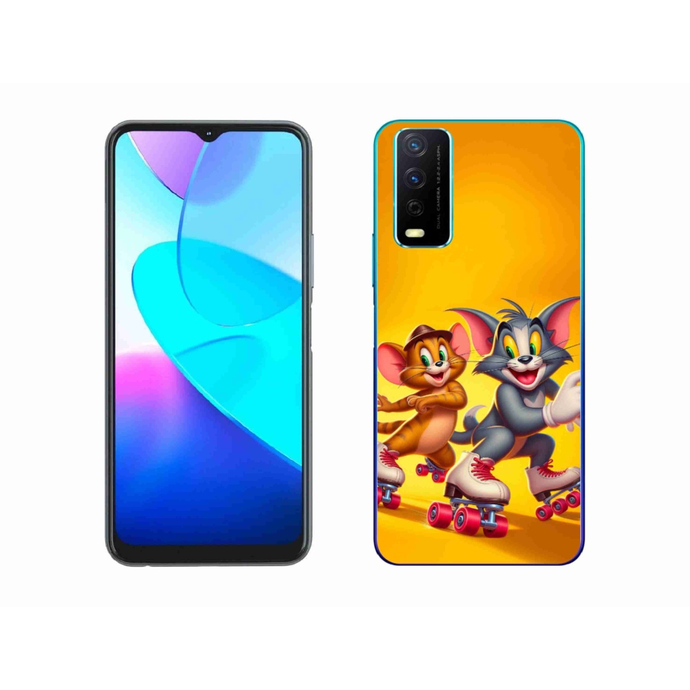 Gél borító mmCase a Vivo Y11s/Y20s készülékhez - tom a jerry