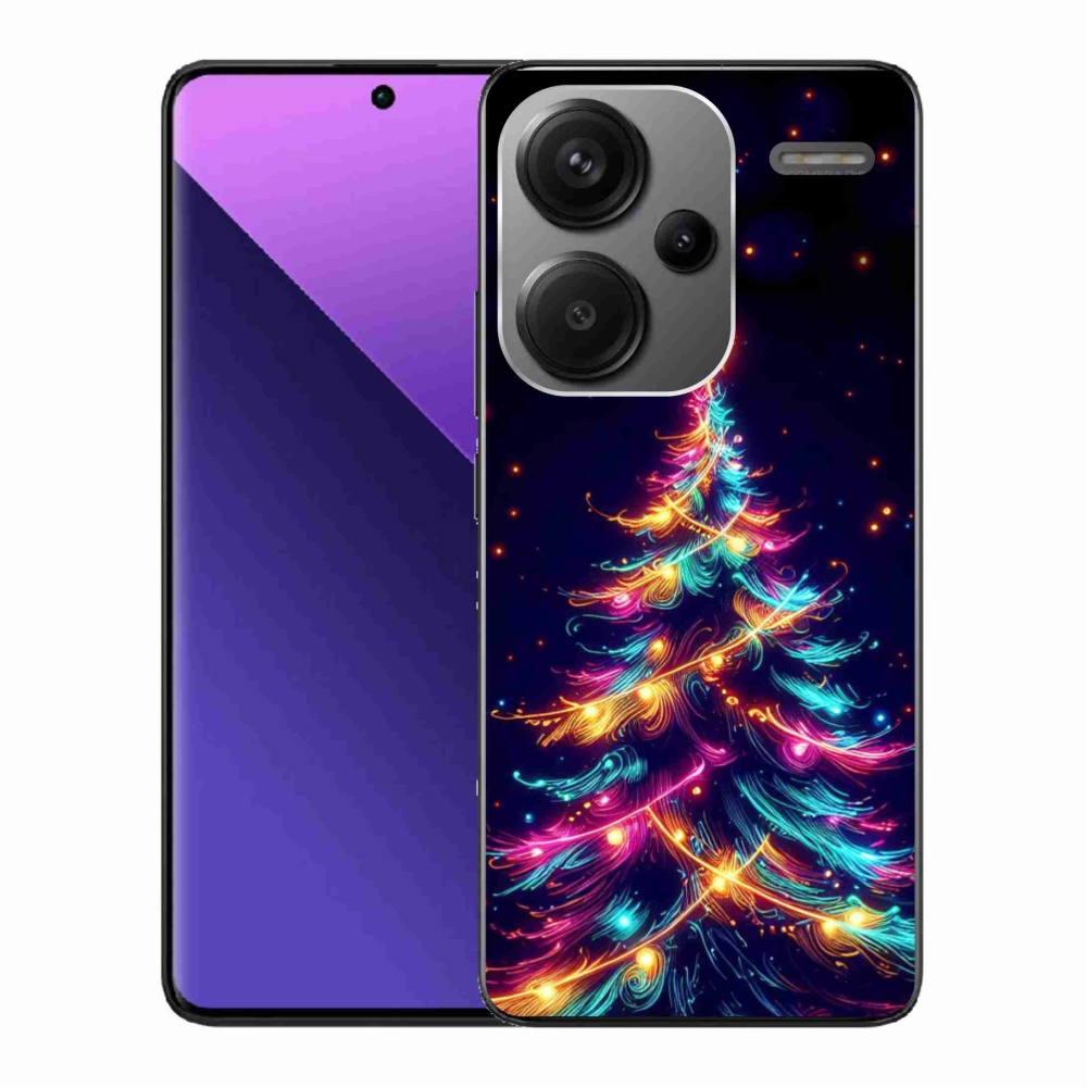 Gél borítás mmCase a Xiaomi Redmi Note 13 Pro+ 5G számára - neon karácsonyfa