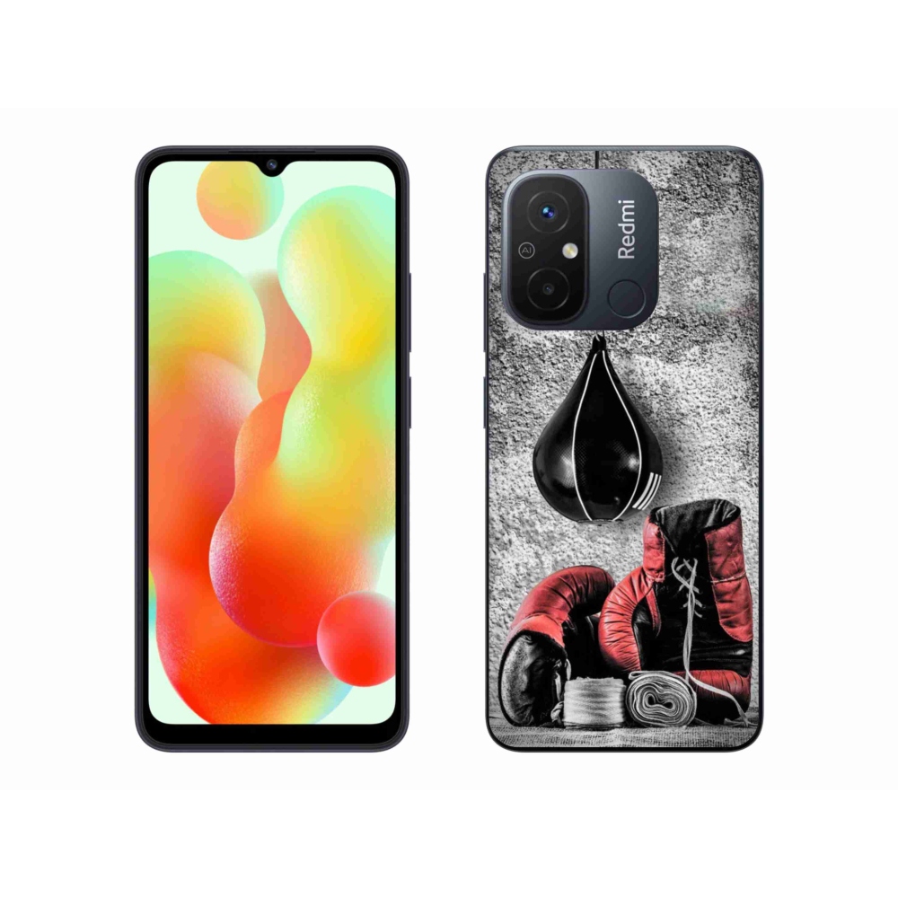Gélburkolat mmCase a Xiaomi Redmi 12C-hez - bokszzsák és kesztyűk