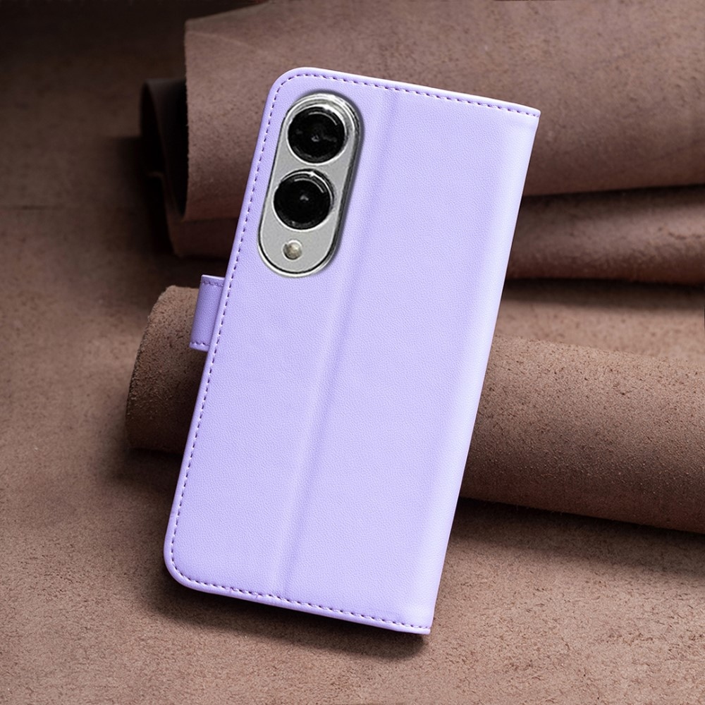 BNF könyvtáska Samsung Galaxy S25 Edge készülékhez - világos lila