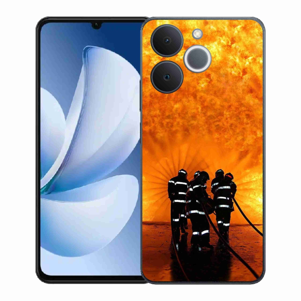 Gél borítás mmCase a Realme Note 70T-hez - tűz