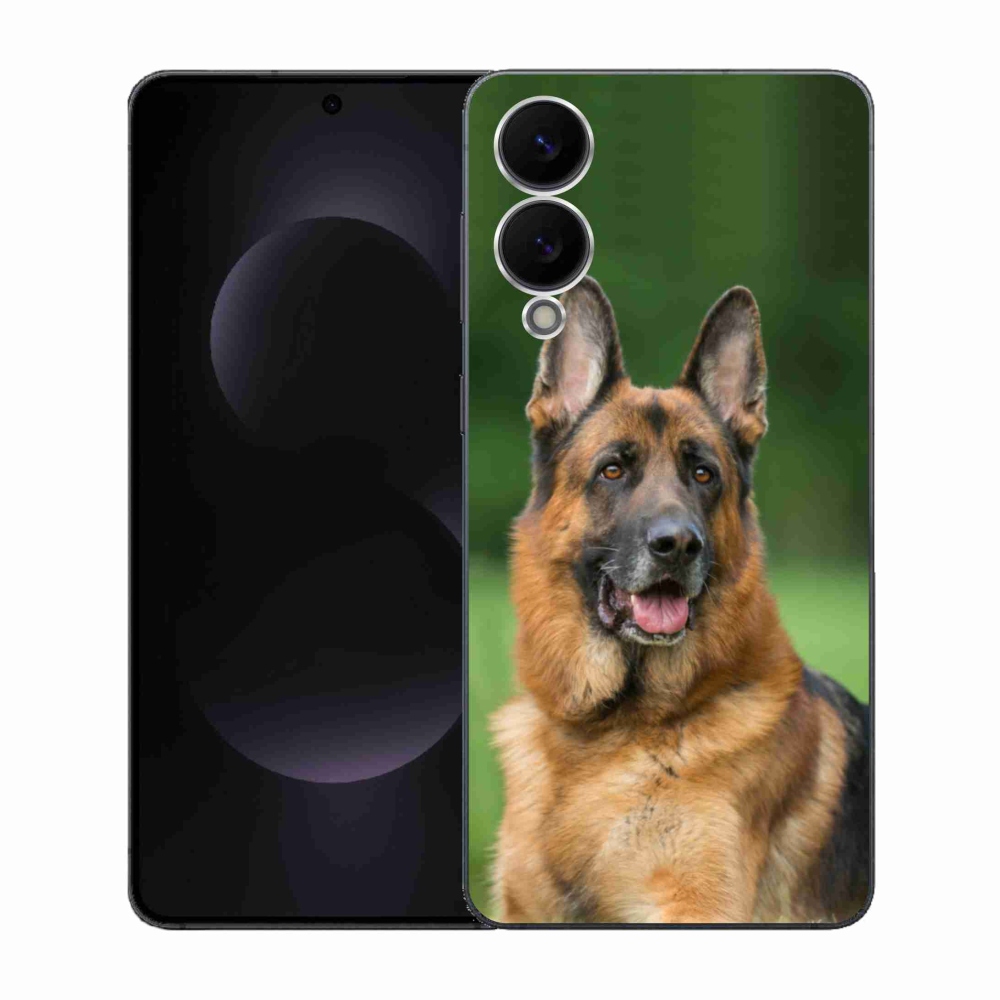 Gél borítás mmCase Samsung Galaxy S25 Edge készülékhez - Német juhászkutya