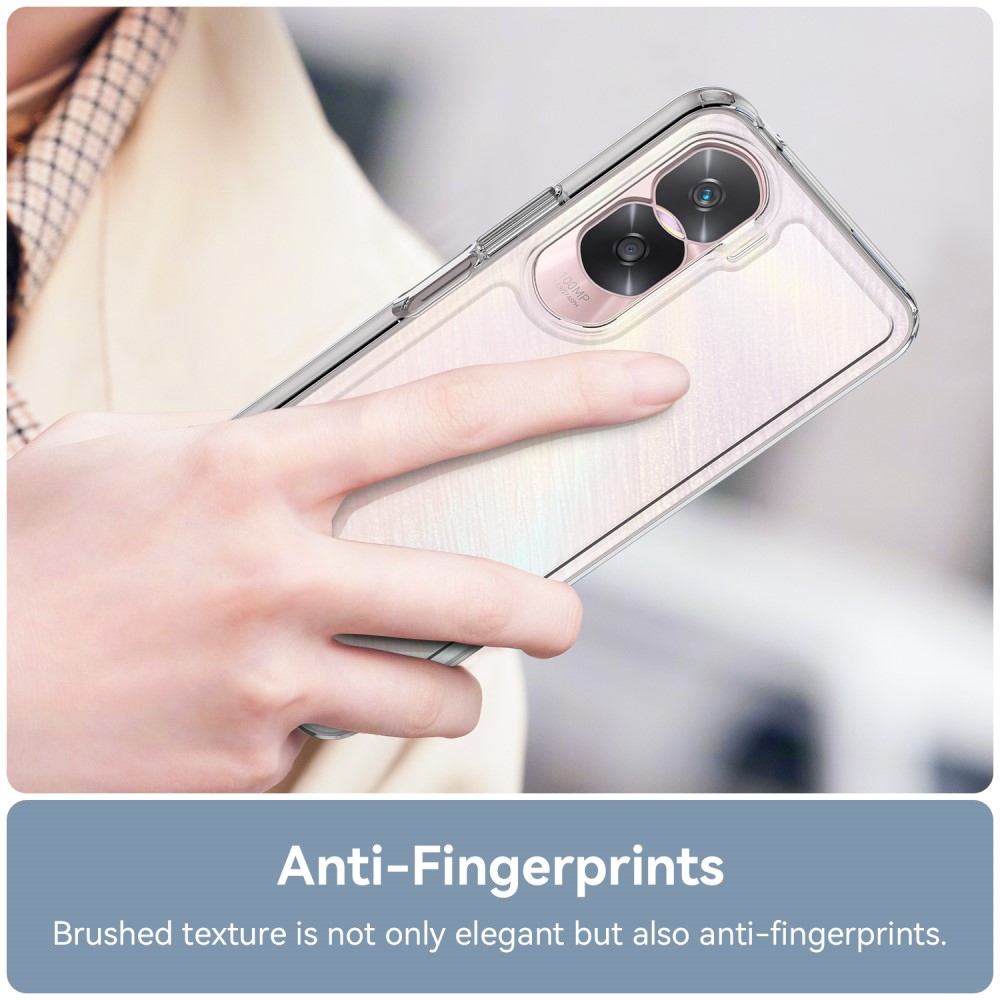 Gél tok fix hátlappal a Honor 90 Lite-hoz - átlátszó