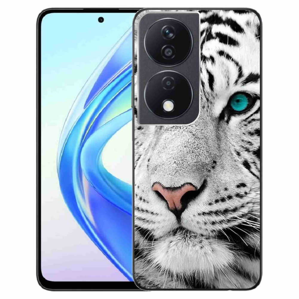 Zselés borítás mmCase a Honor X7b/Honor 90 Smart készülékhez - fehér tigris