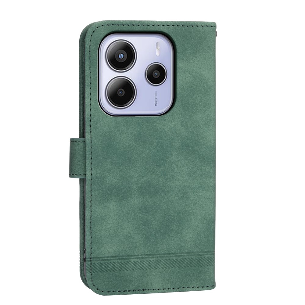 DIERFENG könyv tok a Xiaomi Redmi Note 14-hez - zöld