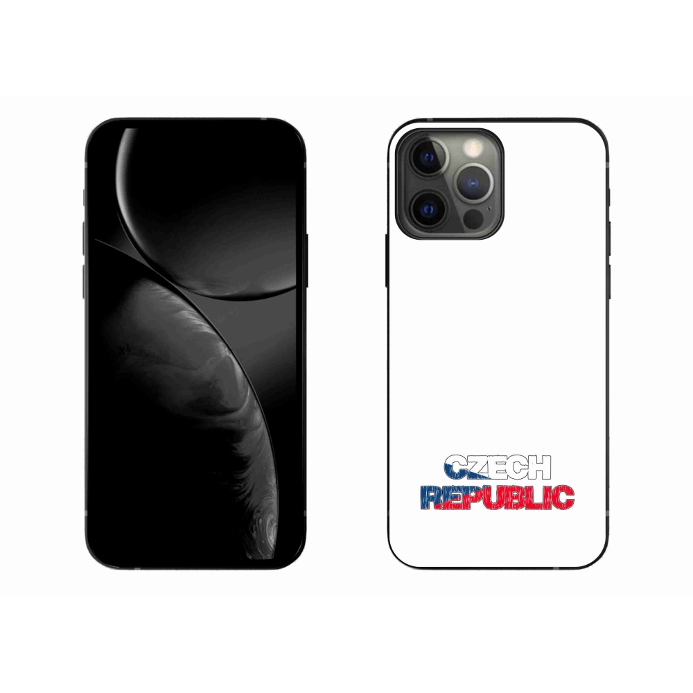 Zselés borítás mmCase iPhone 13 Pro Max 6.7 - Csehország fehér háttérrel