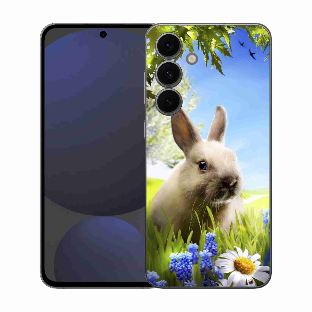 Gél védőhuzat mmCase Samsung Galaxy S25 FE készülékhez - nyuszi