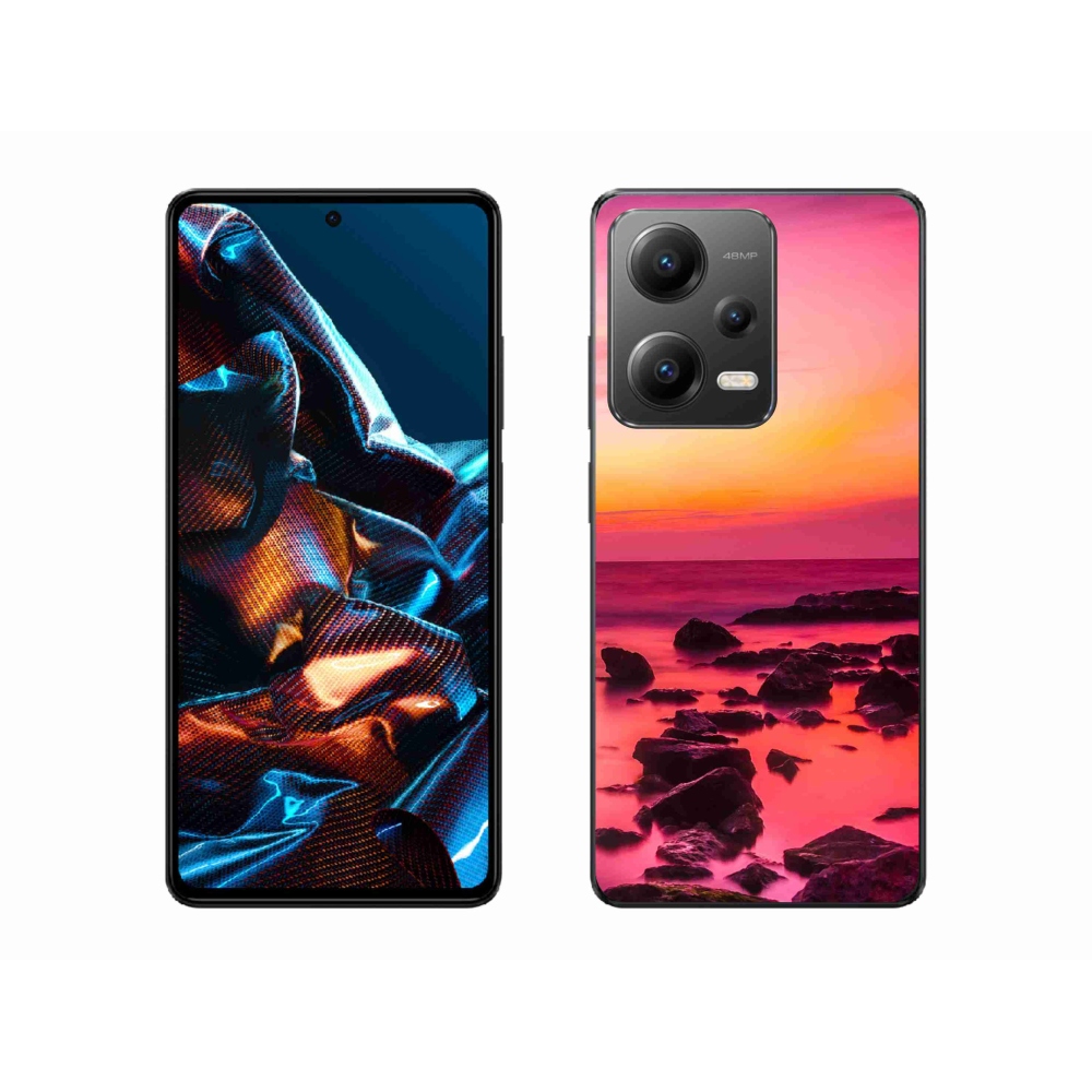 Gél borítás mmCase a Xiaomi Redmi Note 12 Pro 5G számára - tenger és ragyogás