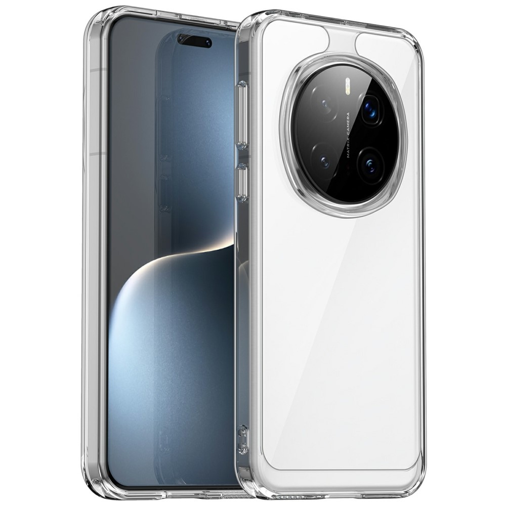 Gél tok kemény hátlappal a Honor Magic 7 Pro 5G számára - átlátszó