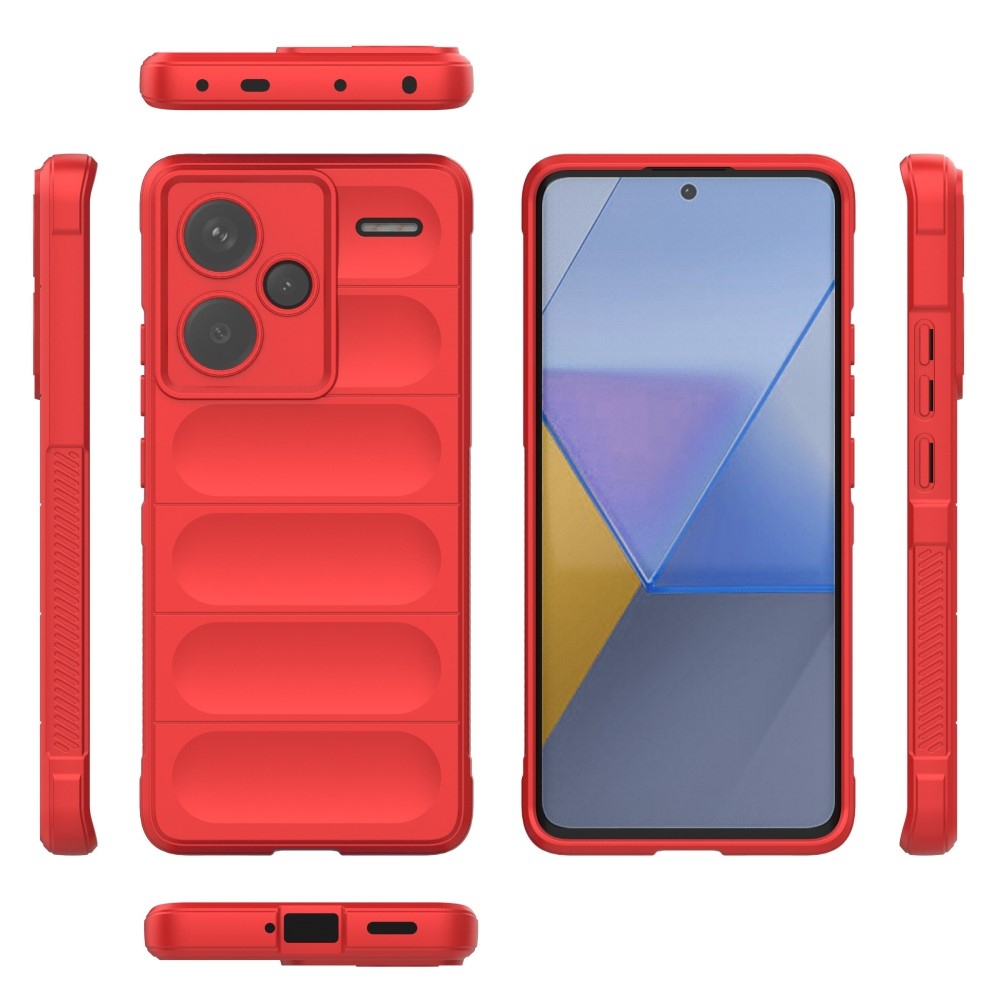Rugg tartós zselés tok Xiaomi Redmi Note 13 Pro+ 5G - piros