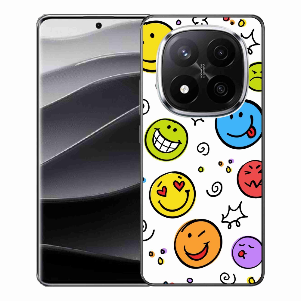 Gél borítás mmCase a Xiaomi Redmi Note 14 Pro+ 5G számára - smiley-k