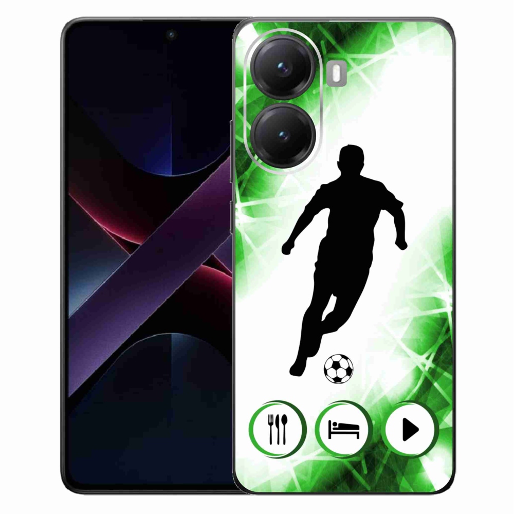 Gél borítás mmCase a Xiaomi Poco X7 Pro 5G számára - focista