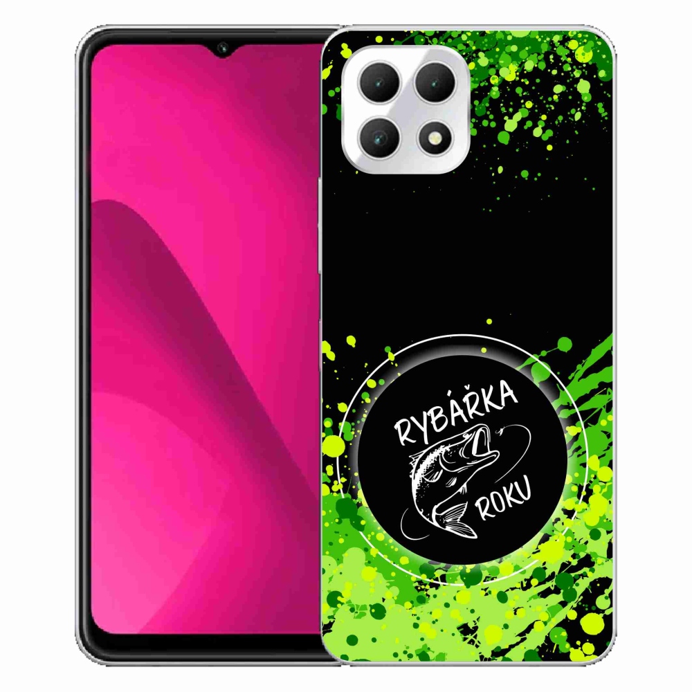 Zselés borító mmCase a T-Mobile T Phone 2 készülékhez - Az év halászának fekete háttere