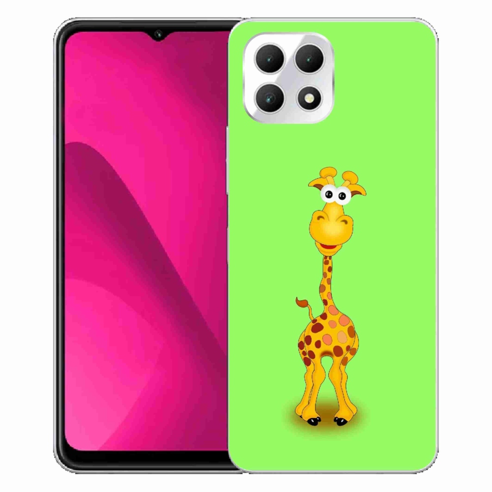 Zselés borítás mmCase a T-Mobile T Phone 2 készülékhez - rajzfilm zsiráf