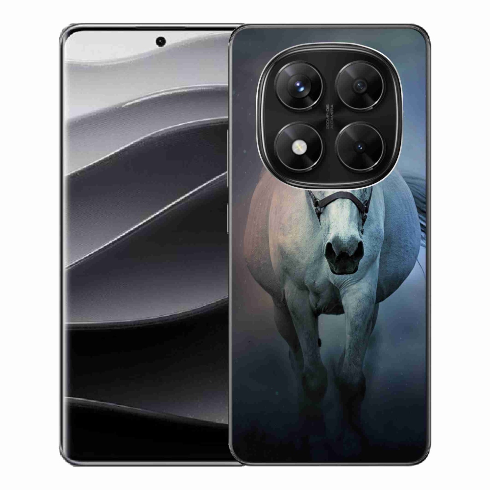 Gél borítás mmCase a Xiaomi Redmi Note 14 Pro 5G/Poco X7 5G - futó fehér lóhoz