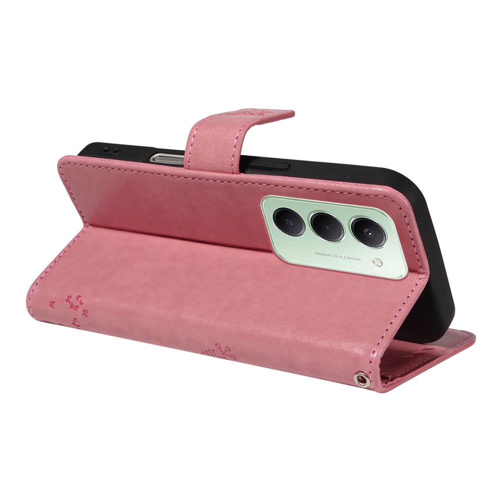 Fák könyve tok Xiaomi Redmi 15 4G (171mm) - rózsaszínű