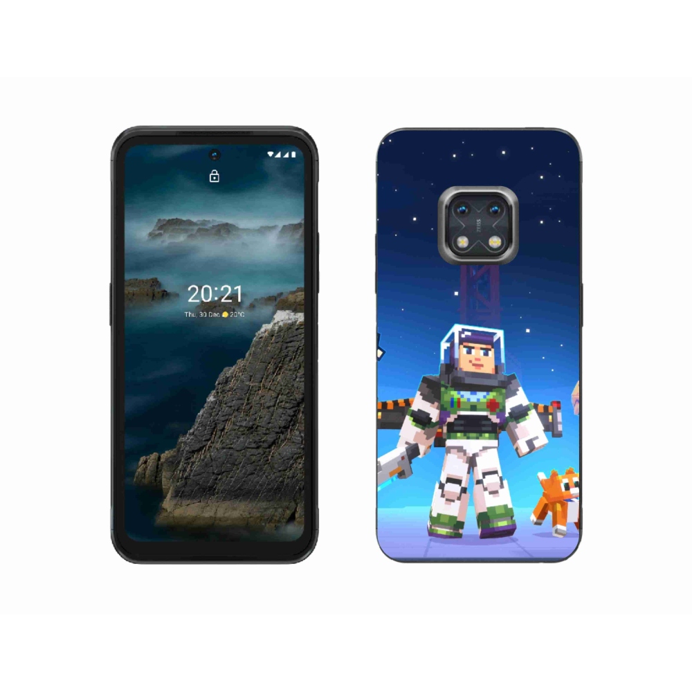 Zselés borítás mmCase a Nokia XR20 készülékhez - minecraft 2