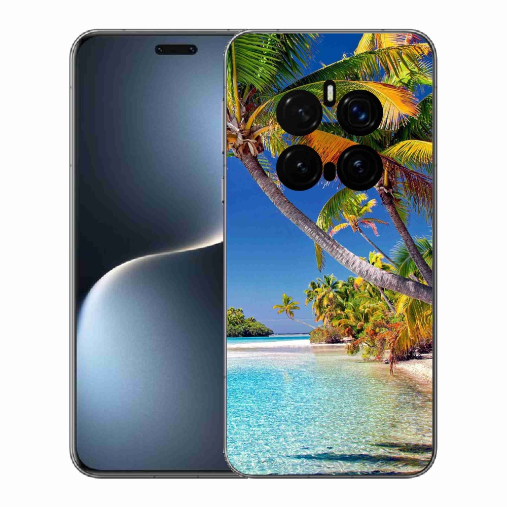 Zselés borítás mmCase a Honor Magic 7 Pro 5G számára - tengerparton