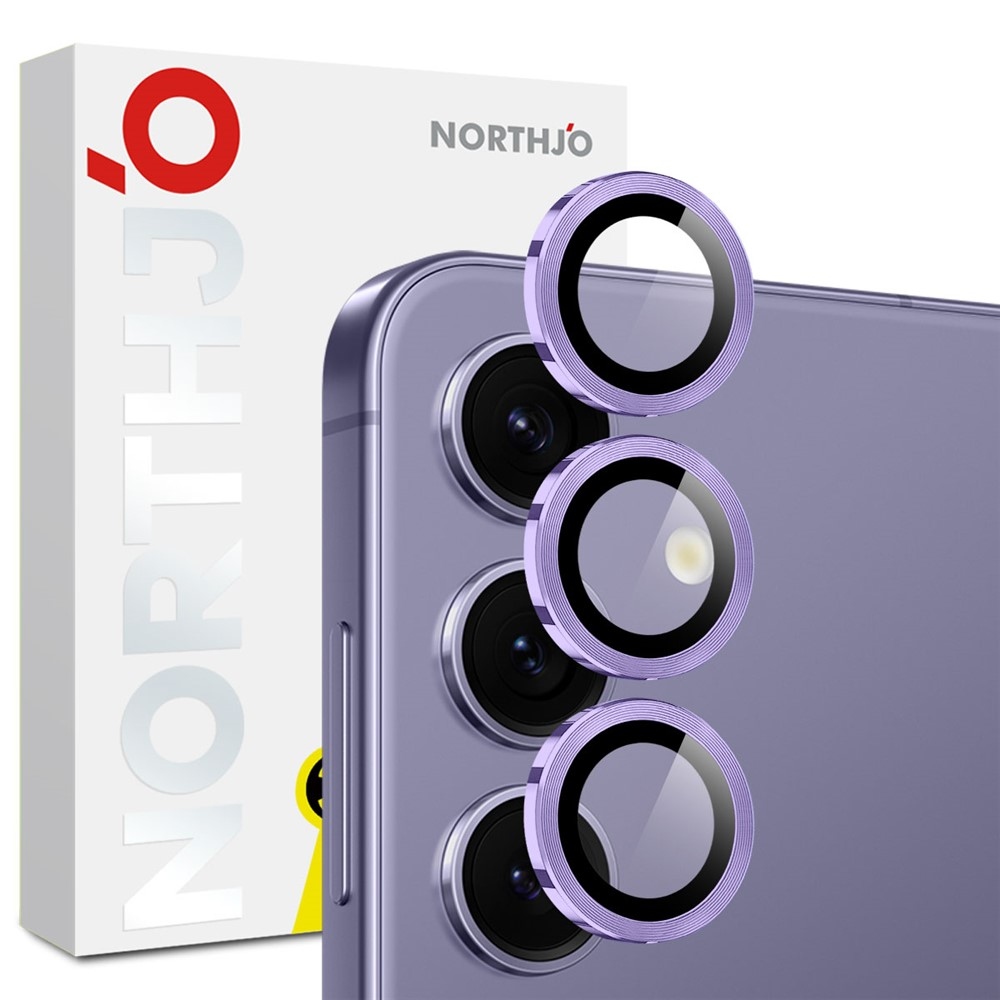 NORTHJO kamera lencse üveg Samsung Galaxy S25 FE (különálló szemüveg) - lila