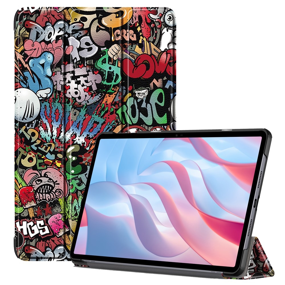 Nyomtatás intelligens záró tok a Honor Pad X9-hez - graffiti