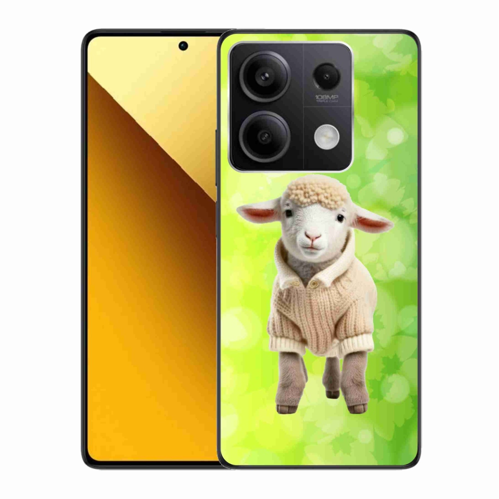 Gél borítás mmCase a Xiaomi Redmi Note 13 5G-hez - bárány pulóverben
