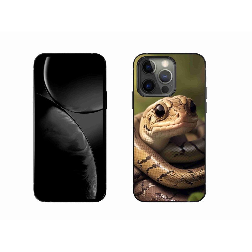 Zselés borítás mmCase iPhone 13 Pro készülékhez - kígyó 1