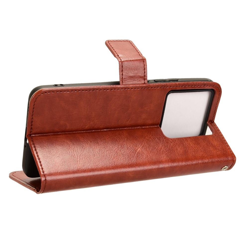 Őrült könyvtáska Xiaomi 13T/13T Pro - barna