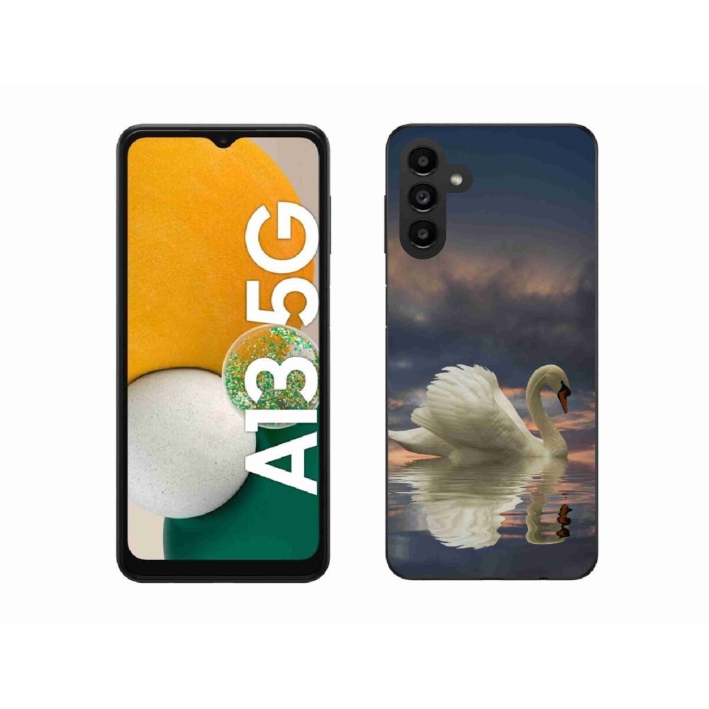 Zselés borítás mmCase Samsung Galaxy A13 5G - hattyú