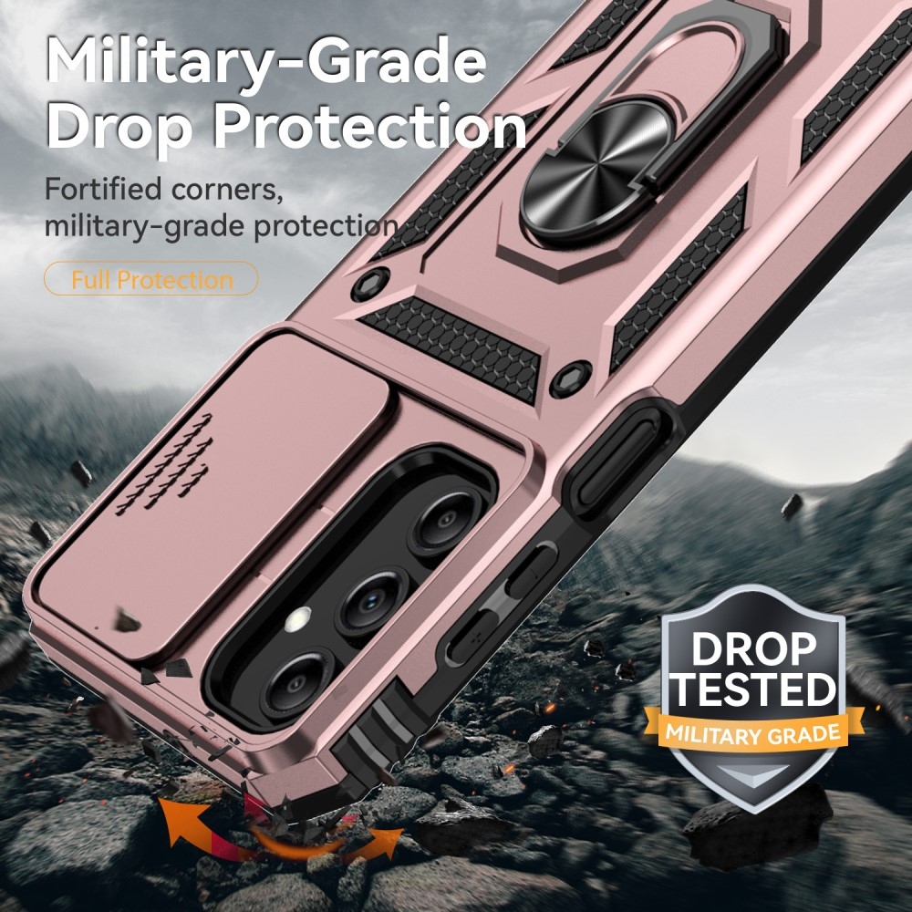 Csúszásálló borítás Samsung Galaxy A35 5G készülékhez - rózsa arany