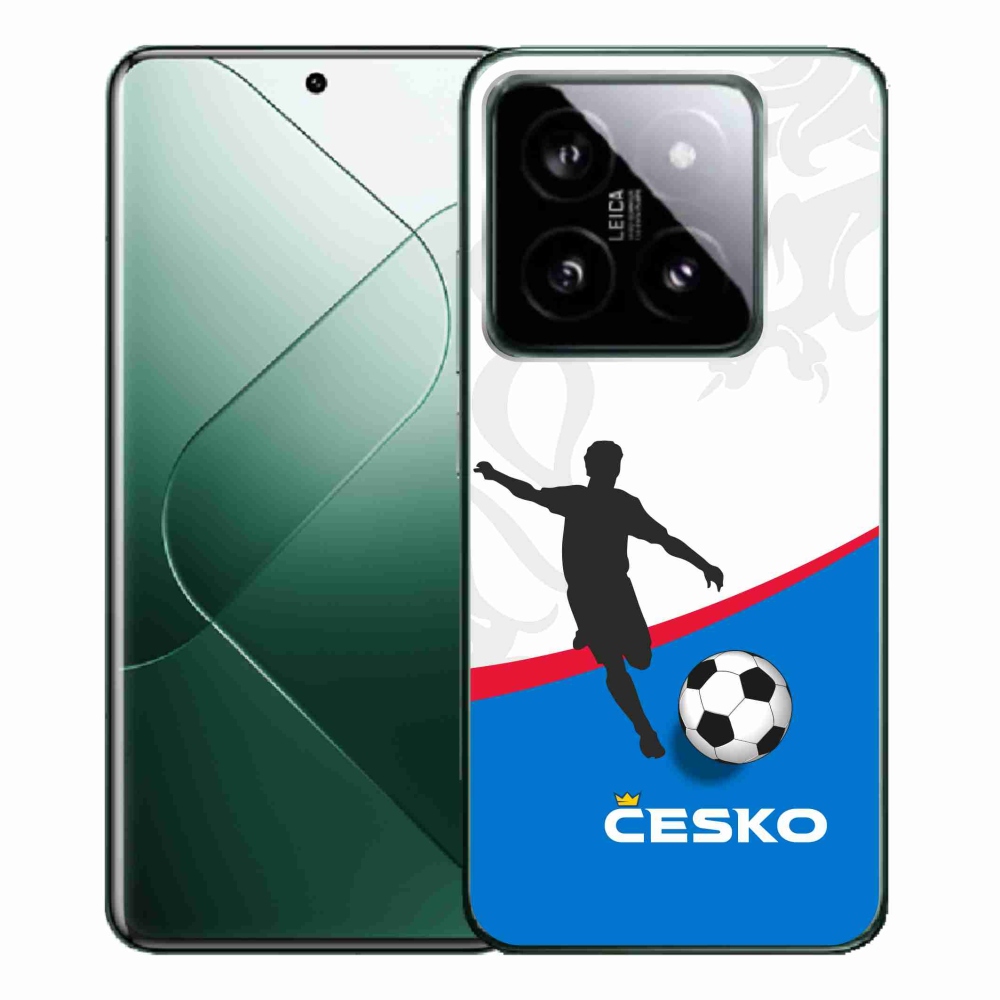 Gél borítás mmCase a Xiaomi 14 Pro-hoz - futball Csehország 1