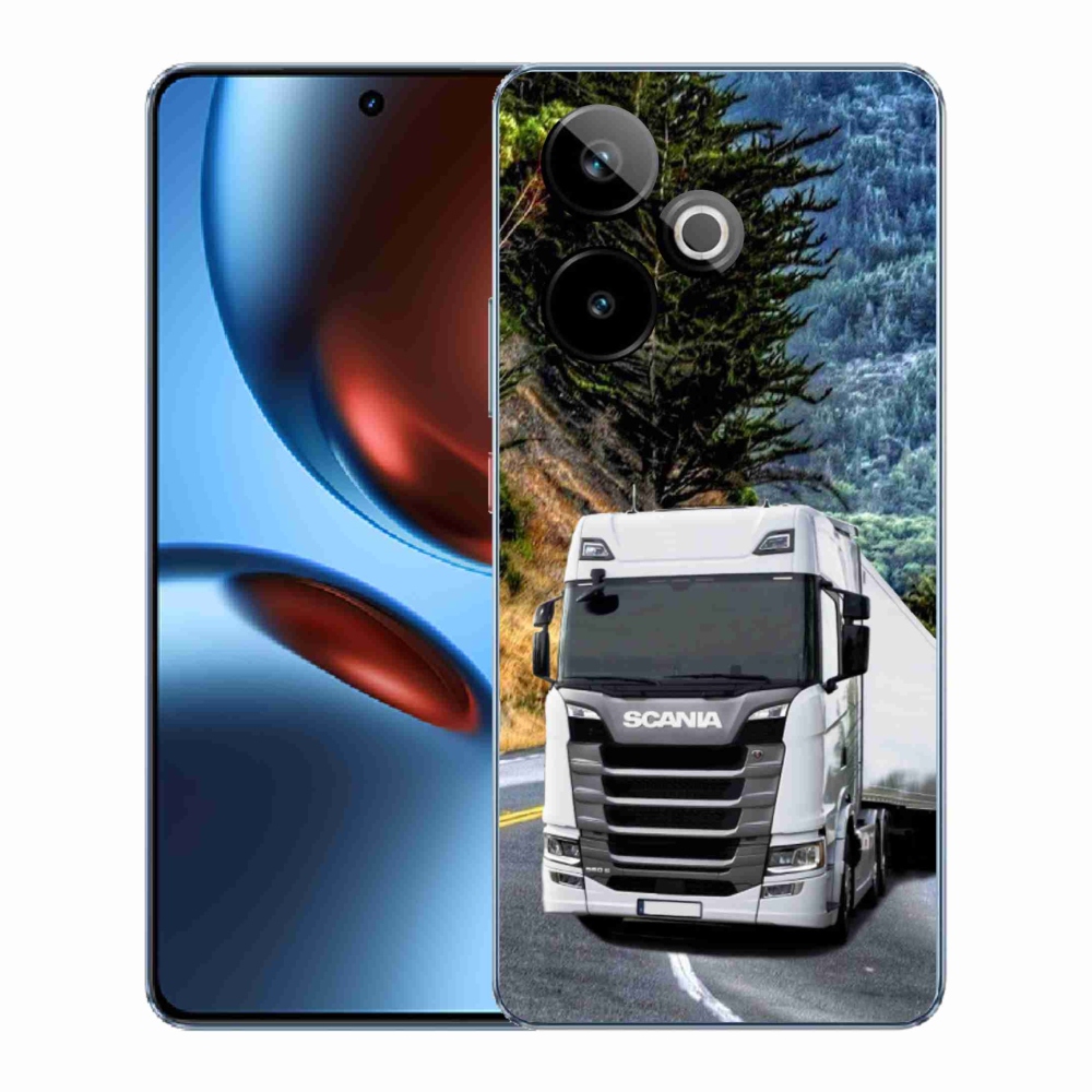 Rugalmas zselés tok mmCase képpel a Realme GT 7 5G/GT 7T 5G - teherautóhoz 1