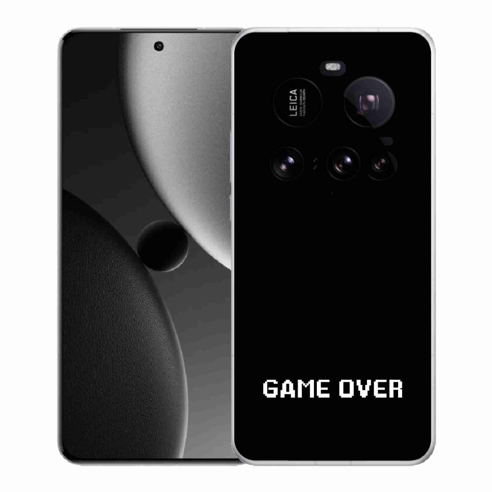 Gél borító mmCase a Xiaomi 15 Ultra számára - játék fekete háttérrel
