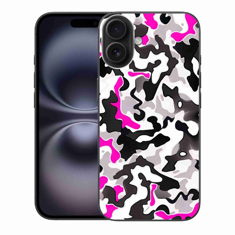 Zselés borítás mmCase iPhone 16 Plus készülékhez - terepszínű minta 5