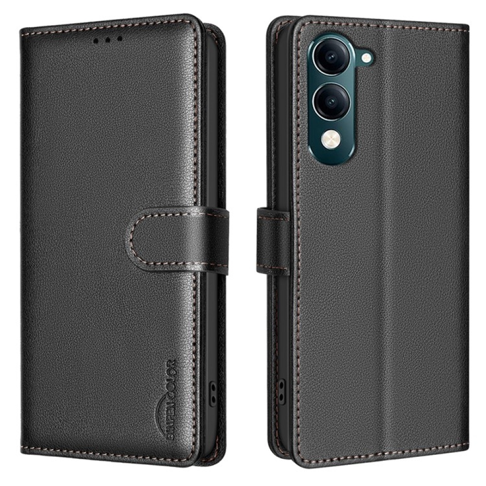 BINFEN könyv tok a Vivo Y29s 5G-hez - fekete