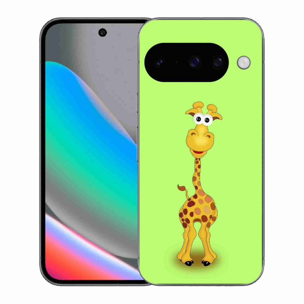 Gél borítás mmCase a Google Pixel 10 számára - rajzfilm zsiráf