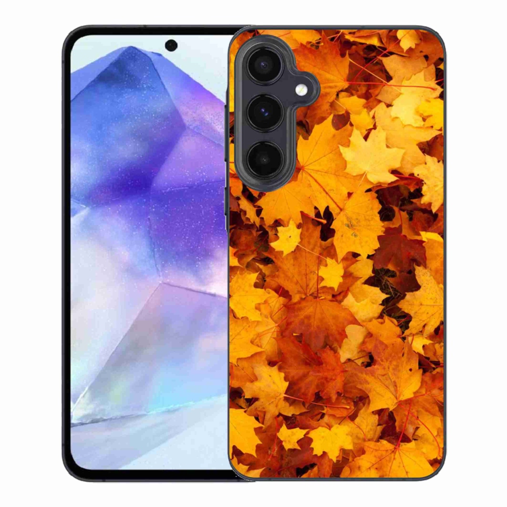 Gél borítás mmCase Samsung Galaxy A55 5G - juharlevelek - Samsung Galaxy A55 5G - Juharlevelek