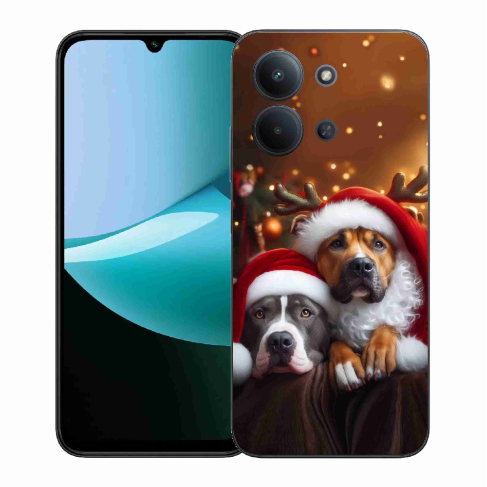 Gél borítás mmCase for Xiaomi Redmi 15C 4G (171mm)/Poco C85 4G (171mm) - Karácsonyi kutyák