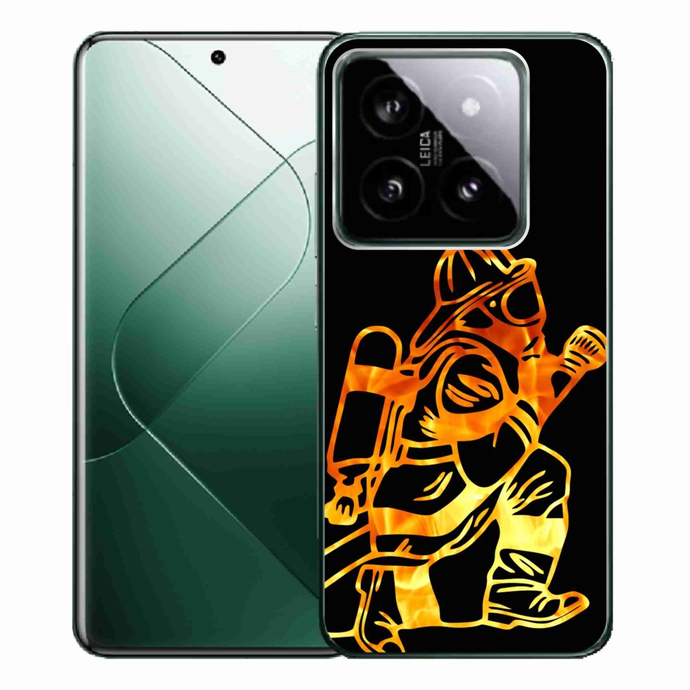 Gél borítás mmCase a Xiaomi 14 Pro-hoz - tűzoltó 1