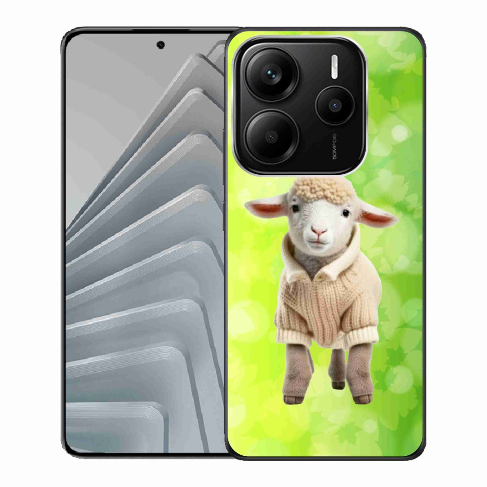 Gél borítás mmCase a Xiaomi Redmi Note 14 5G-hez - bárány pulóverben