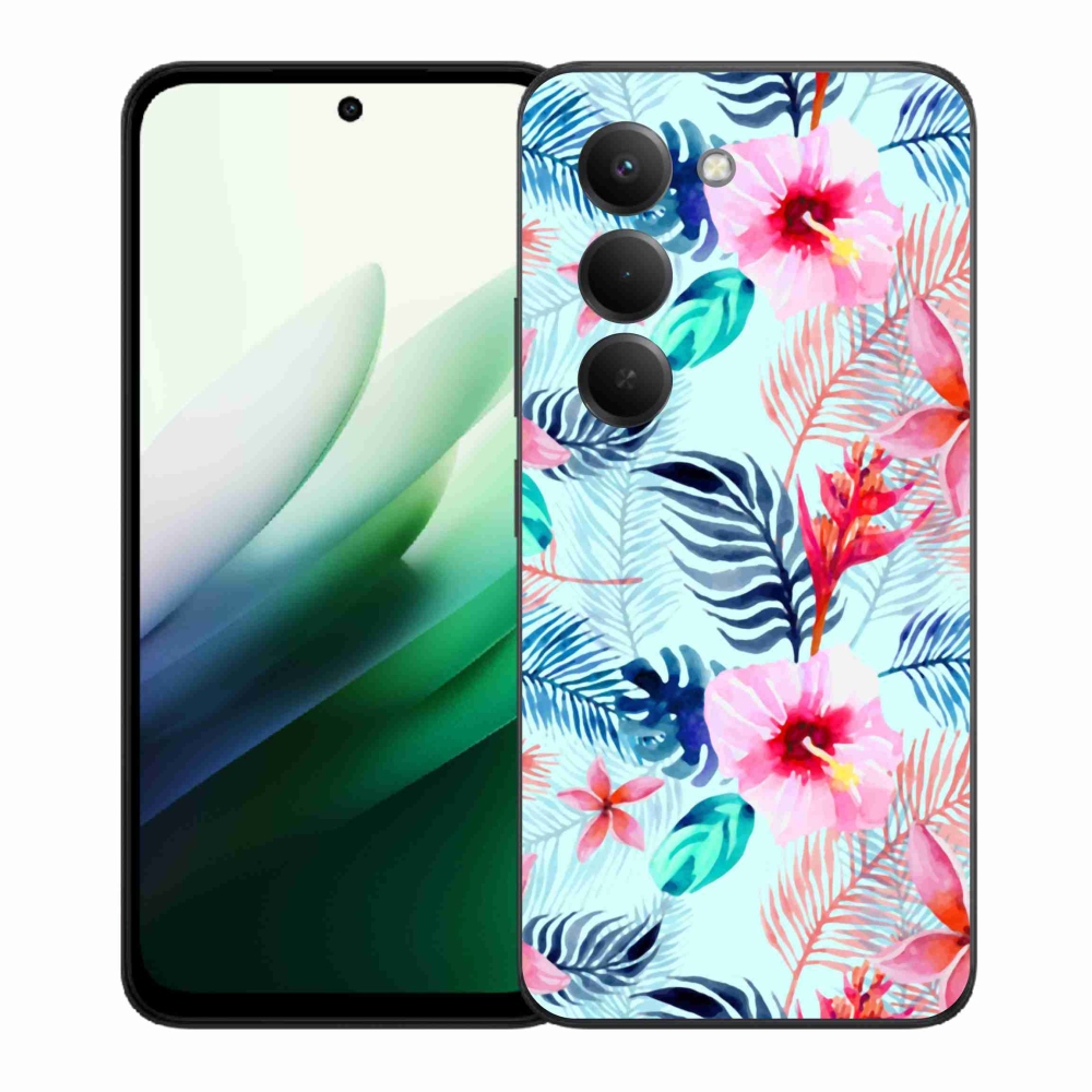 Gél borítás mmCase a Xiaomi Redmi 15 5G-hez - virágok