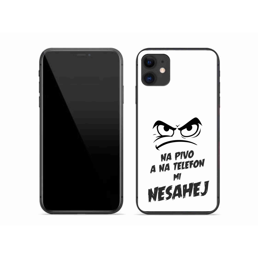 Gél borítás mmCase iPhone 11 készülékhez - sör motívum 2 fehér háttér