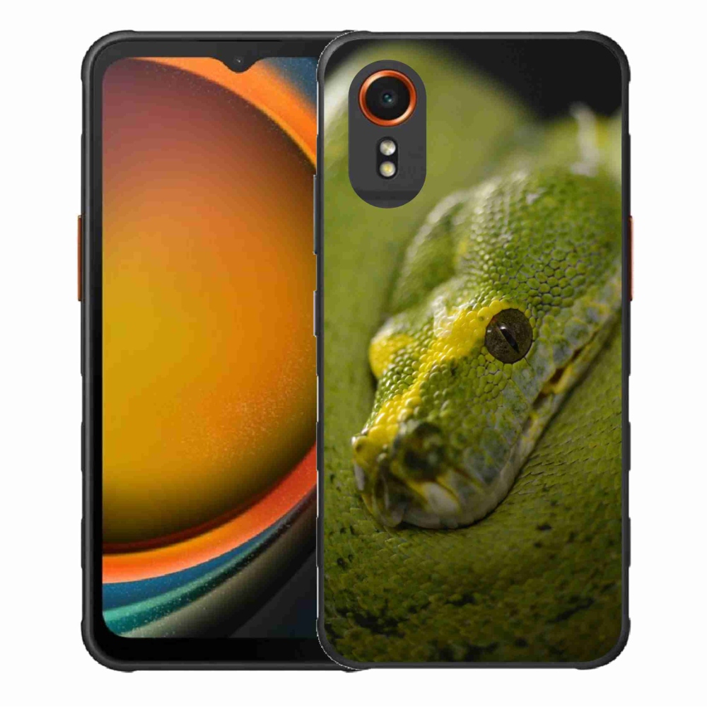 Zselés borítás mmCase Samsung Galaxy Xcover 7 - kígyó 2